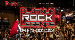 Desktop Screenshot of platinumrocklegends.com
